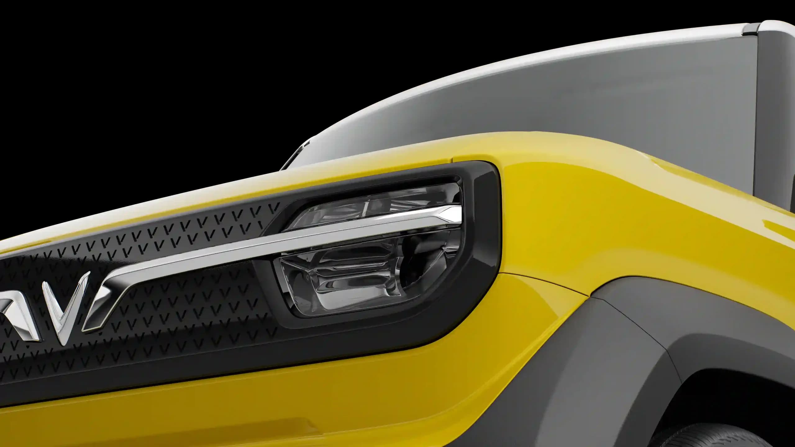 Vinfast VF 3 đầu xe render 3d